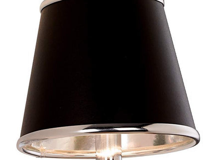Manhattan 13" High Black and Chrome Crystal Wall Sconce Set of 2