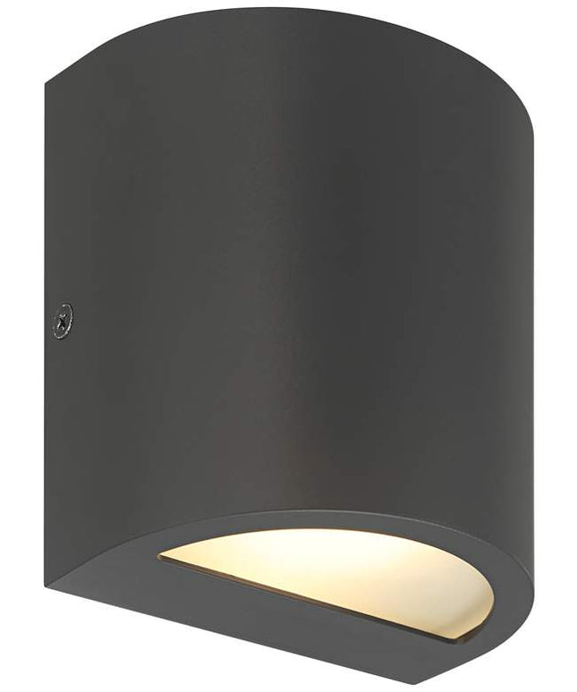 Marisha 4 3/4" High Black LED Outdoor Wall Light Set of 2