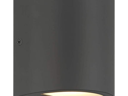 Marisha 4 3/4" High Black LED Outdoor Wall Light Set of 2