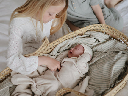 Mushie Organic Cotton Muslin Swaddle Blanket