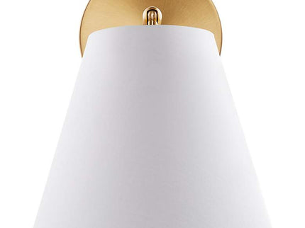 Meridian 10" High Natural Brass Wall Sconces Set of 2