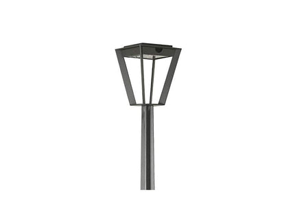 Metro 76" High Space Gray LED Solar Outdoor Park Light