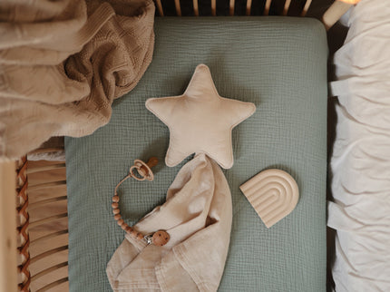 MCS-301, Mushie Extra Soft Muslin Crib Sheet