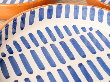 Moroccan Nesting Dish Set - Blue Stripe