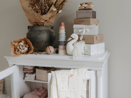 MS-238, Organic Cotton Muslin Swaddle Blanket