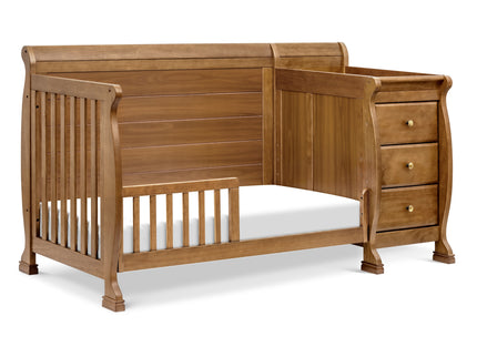 M5582CT,DaVinci,Kalani 4-in-1 Convertible Crib & Changer in Chestnut