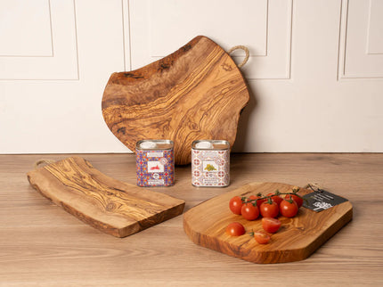 Italian Olivewood Charcuterie Board - Rope Handle