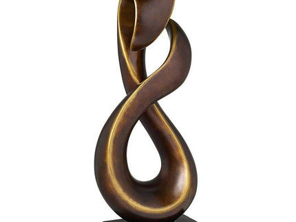 Open Infinity 25" High Gold Sculpture