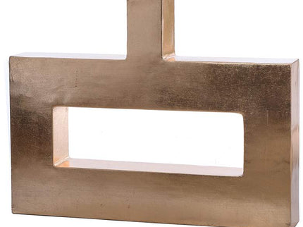 Pont Gold Leaf 32" Wide Cast Resin Vase