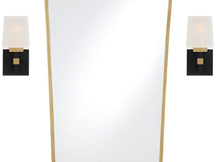 Possini Euro Beauregard Wall Sconce Set with Uttermost Segundo Wall Mirror