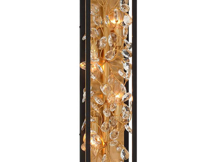 Possini Euro Carrine 24" High Black and Gold Bath Light Set of 2