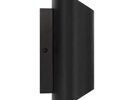 Possini Euro Everard 10" High Black and Gold LED Wall Sconce Set of 2