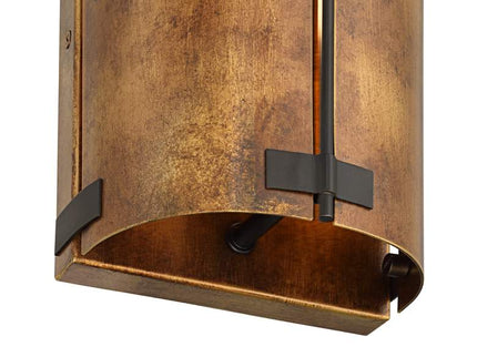 Possini Euro Julian 8 1/4"H Rustic Bronze Metal Wall Sconce Set of 2