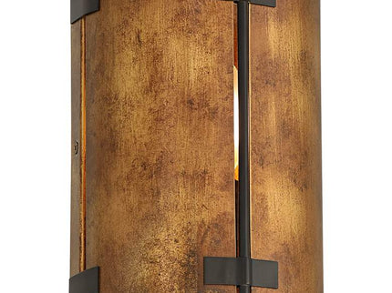 Possini Euro Julian 8 1/4"H Rustic Bronze Metal Wall Sconce Set of 2