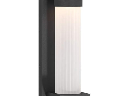 Possini Euro Kathleen 14" High Sand Black LED Wall Sconce Set of 2