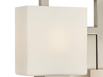 Possini Euro Lighting on the Square 15.5" Nickel Wall Sconces Set of 2