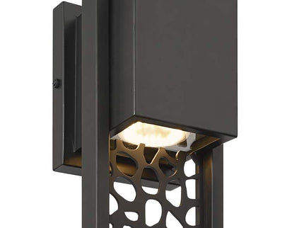 Possini Euro Miele 16" High Matte Black Wall Sconce Set of 2