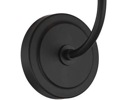 Possini Euro Nina 14" High Matte Black Wall Sconce Set of 2
