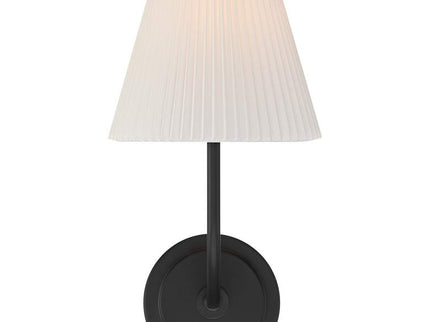 Possini Euro Nina 14" High Matte Black Wall Sconce Set of 2