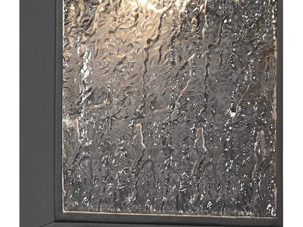 Possini Euro Sofia 8 1/2"H Black and Glass LED Wall Sconce Set of 2