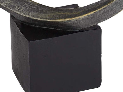 Prader 13 1/2" High Matte Bronze Abstract Sculpture