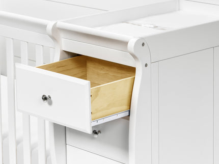 M5582W,DaVinci,Kalani 4-in-1 Convertible Crib & Changer in White