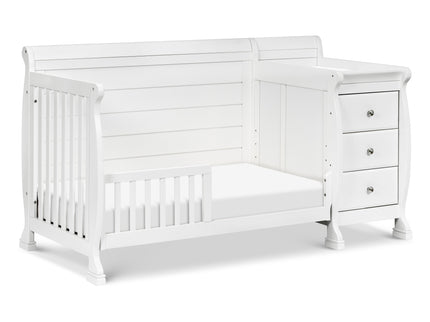 M5582W,DaVinci,Kalani 4-in-1 Convertible Crib & Changer in White
