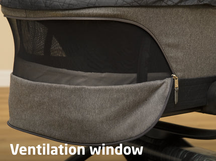 Tana 360° Rotating Modular Stroller with Carriage Accessory in Onyx Heritage