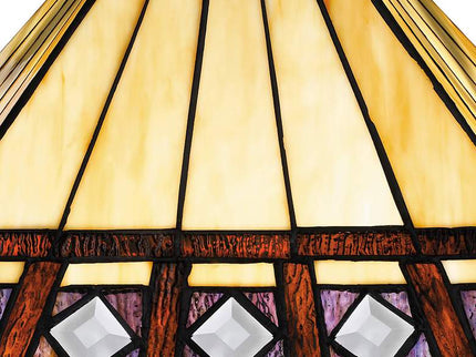 Quoizel Chardonnay 23" High 2-Light Matte Black Mission Table Lamp