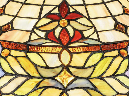 Quoizel Quinn 22 1/2" High Bronze Tiffany-Style Accent Table Lamp