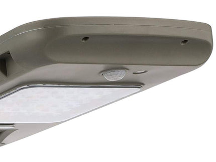 Refuge 12"W Dark Gray Motion Sensor Solar LED Security Light