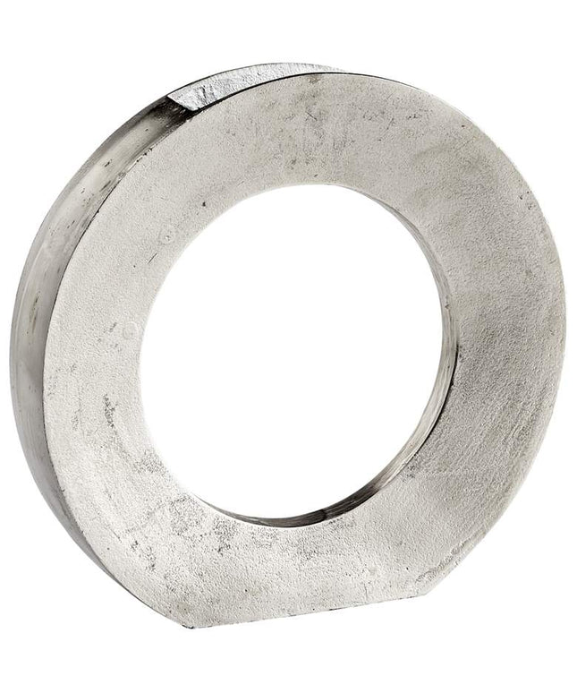 Rise and Shine 15" Wide Raw Nickel Modern Vase