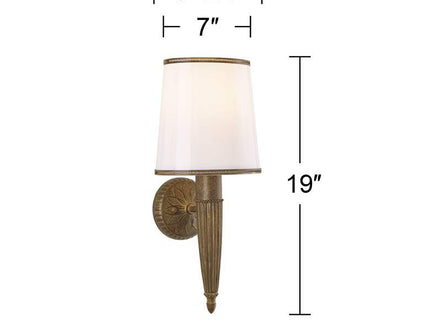 Serina 19" High Golden Harvest Wall Sconce Set of 2