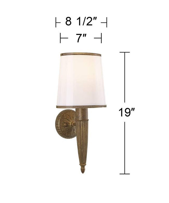 Serina 19" High Golden Harvest Wall Sconce Set of 2