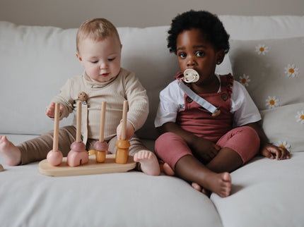 LPC-101, Linen Pacifier Clip 2-Pack