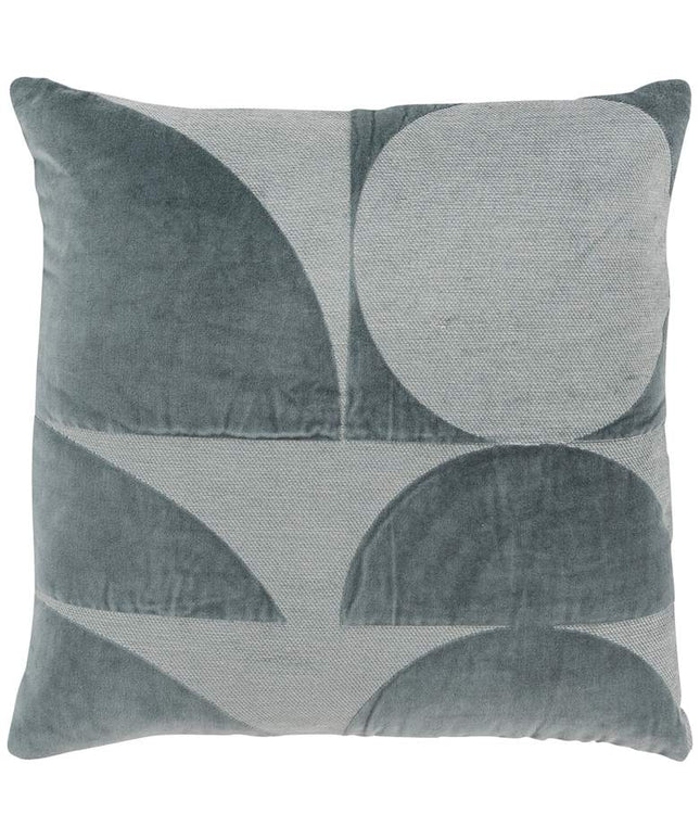 Slate Geometric 20" x 20" Down Filled Throw Pillow