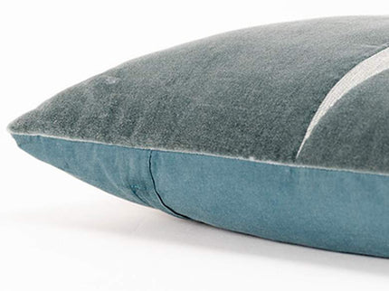 Slate Geometric 20" x 20" Down Filled Throw Pillow