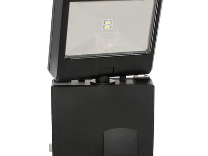 Square Black Solar Powered Motion Activated LED Spotlight