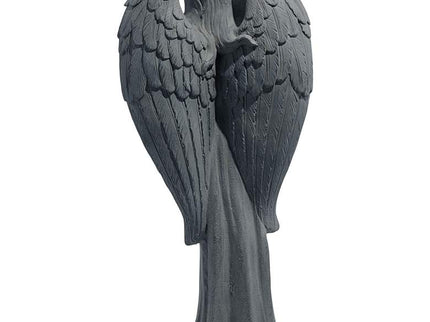Standing Angel 25" High Faux Greystone Indoor-Outdoor Statue