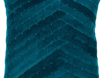 Surya Aviana Teal and Aqua 18" Square Decorative Pillow