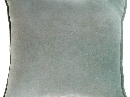 Surya Cotton Velvet Sea Foam 20" Square Decorative Pillow
