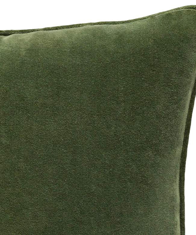 Surya Safflower Grass Green 18" Square Decorative Pillow