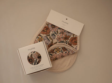 MBC-206, Organic Cotton Muslin Burp Cloth 2-Pack