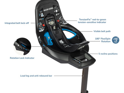 Peri™ 180° Rotating Infant Car Seat Base