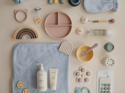 Mushie Silicone Pacifier Clip | Eva