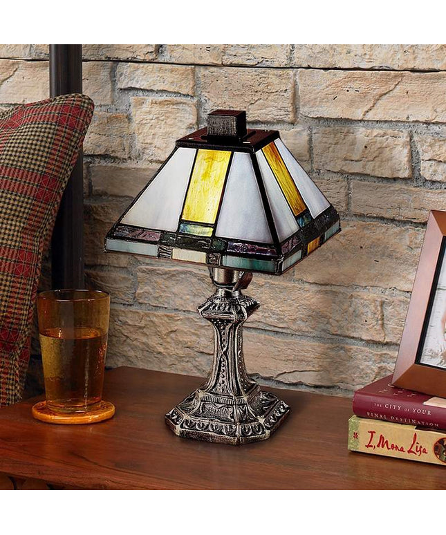 Tranquility Mission 11" High Style Dale Tiffany Accent Lamp