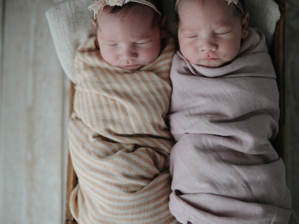 Mushie Organic Cotton Muslin Swaddle Blanket