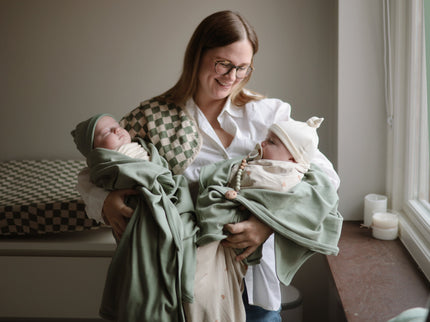 Mushie Silicone Pacifier Clip | Eva