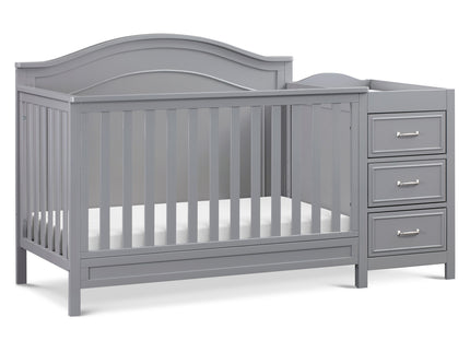 M12891G,DaVinci,Charlie 4-in-1 Convertible Crib & Changer in Grey