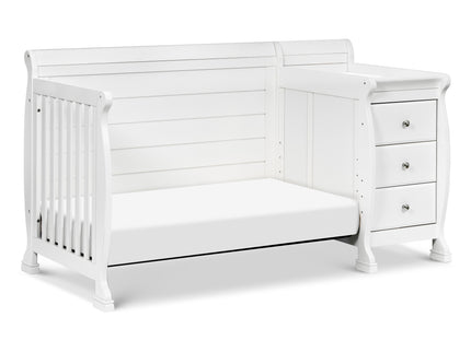 M5582W,DaVinci,Kalani 4-in-1 Convertible Crib & Changer in White